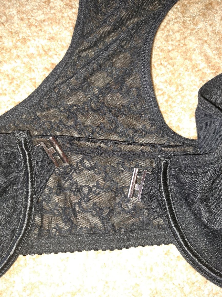 Stanik czarny 2xl