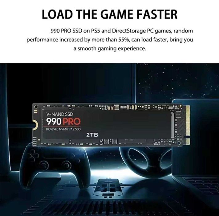 Продаються SSD-накопичувачі M.2 PCIe NVMe 4.0 1TB 2TB 3TB 4TB