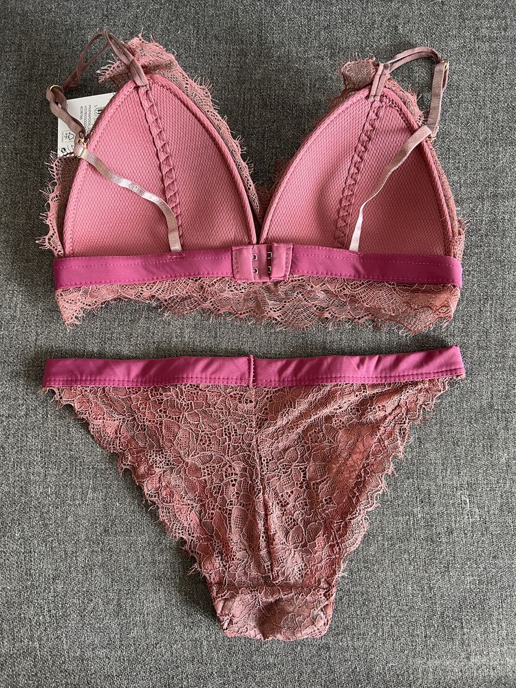 Conjunto lingerie rosa