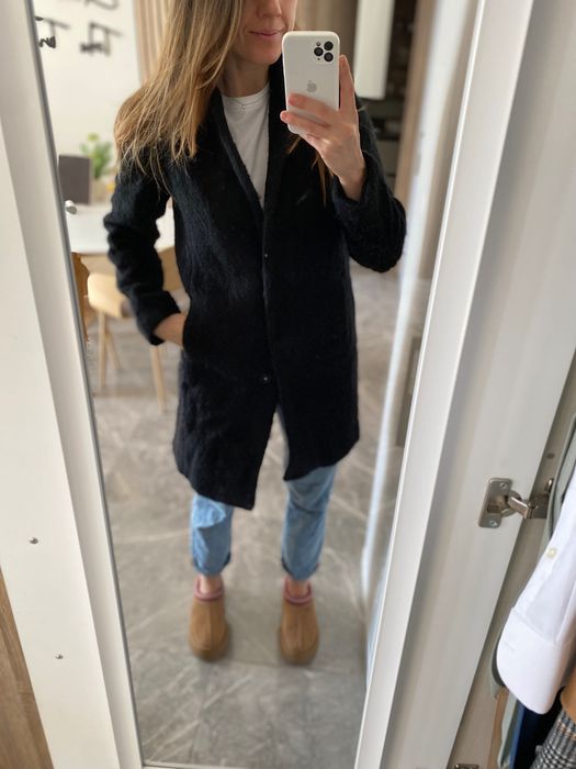 Зимове  жіноче вовняне пальто H&M, 36/S розмір