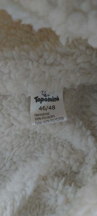 Dziewczęca czapka na zimę rozm. 46-48, stan bdb