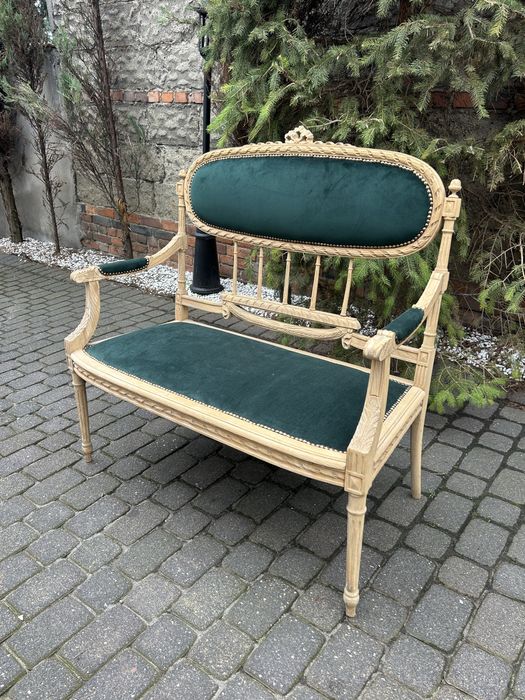 Antyczna Sofa Kanpa Ławka Ludwik Fotel Antyk Po Renowacji Uniakt !