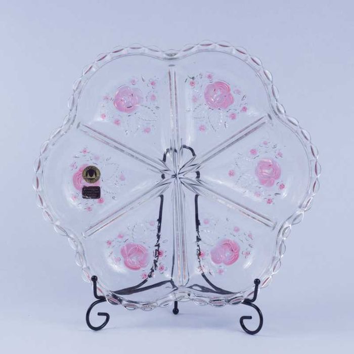 Walther glass Przepiękny kabaret szklany