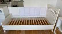 Łóżko Ikea Hemnes 90x200 białe dziewczęce