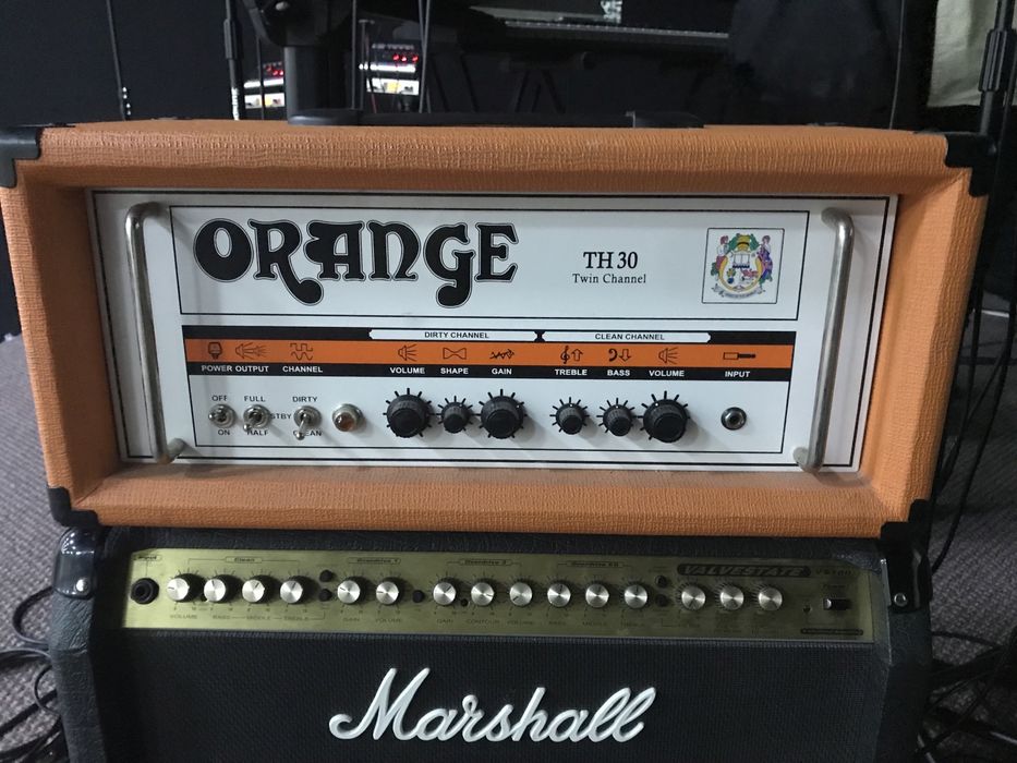 Orange th30 ламповий підсилювач, голова