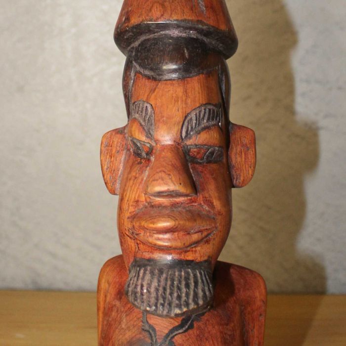 Escultura Africana Madeira (1968) - Angola