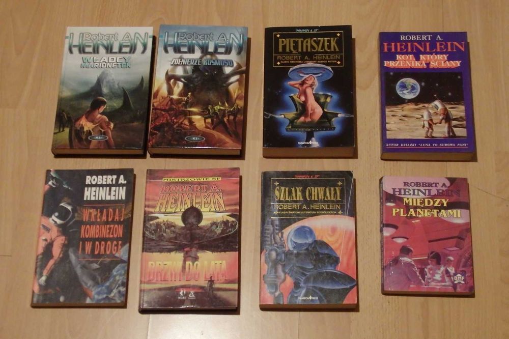 Robert A. Heinlein - zestaw 8 książek