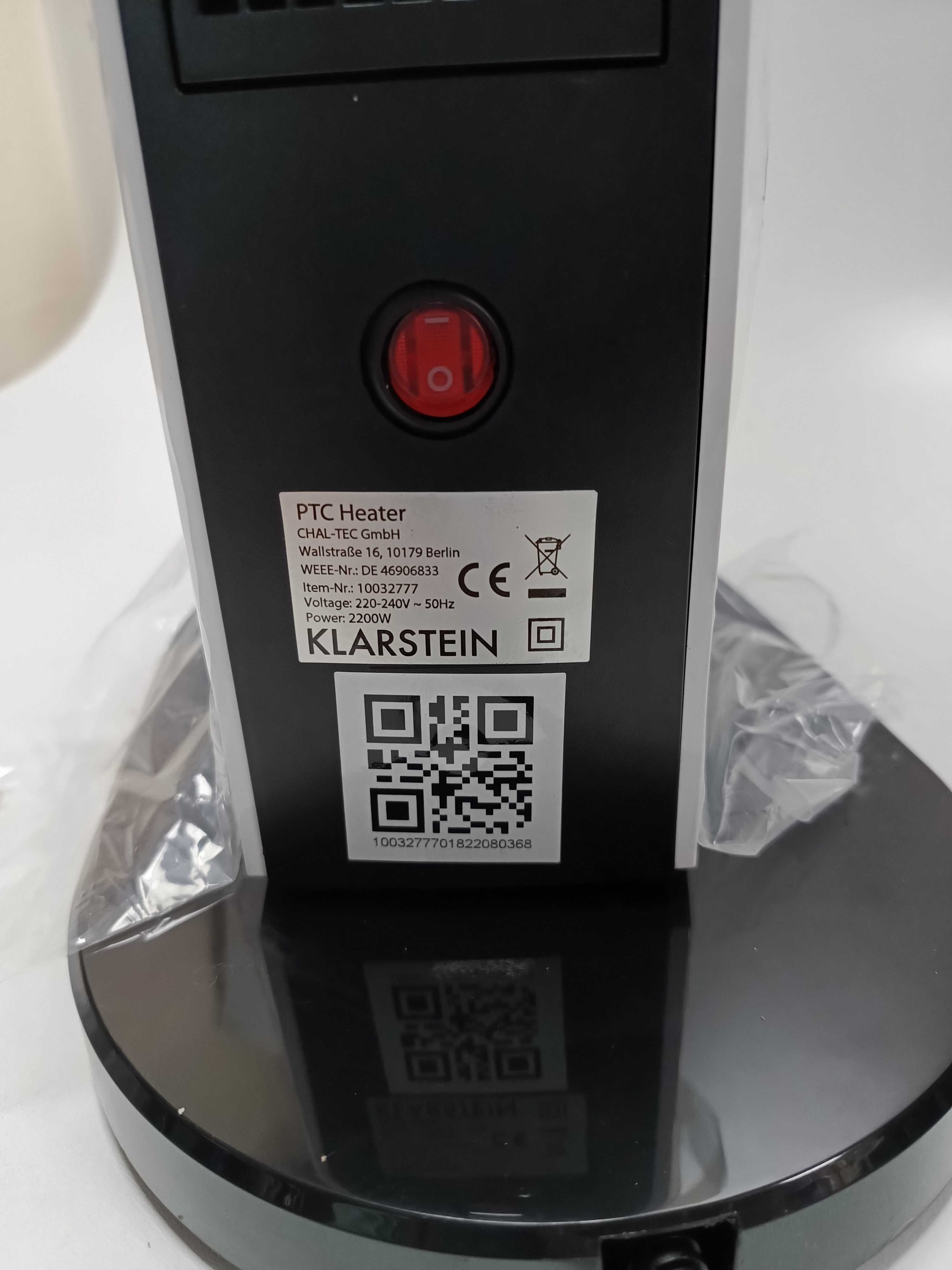 Termowentylator klimatyzator kolumnowy KLARSTEIN grzejnik wieżowy NOWY