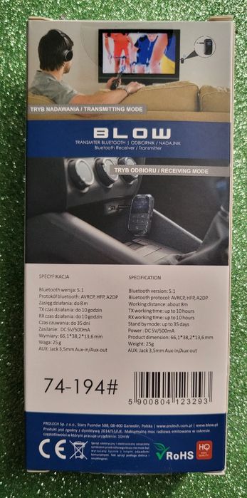 Emissor/Receptor Bluetooth (novo)