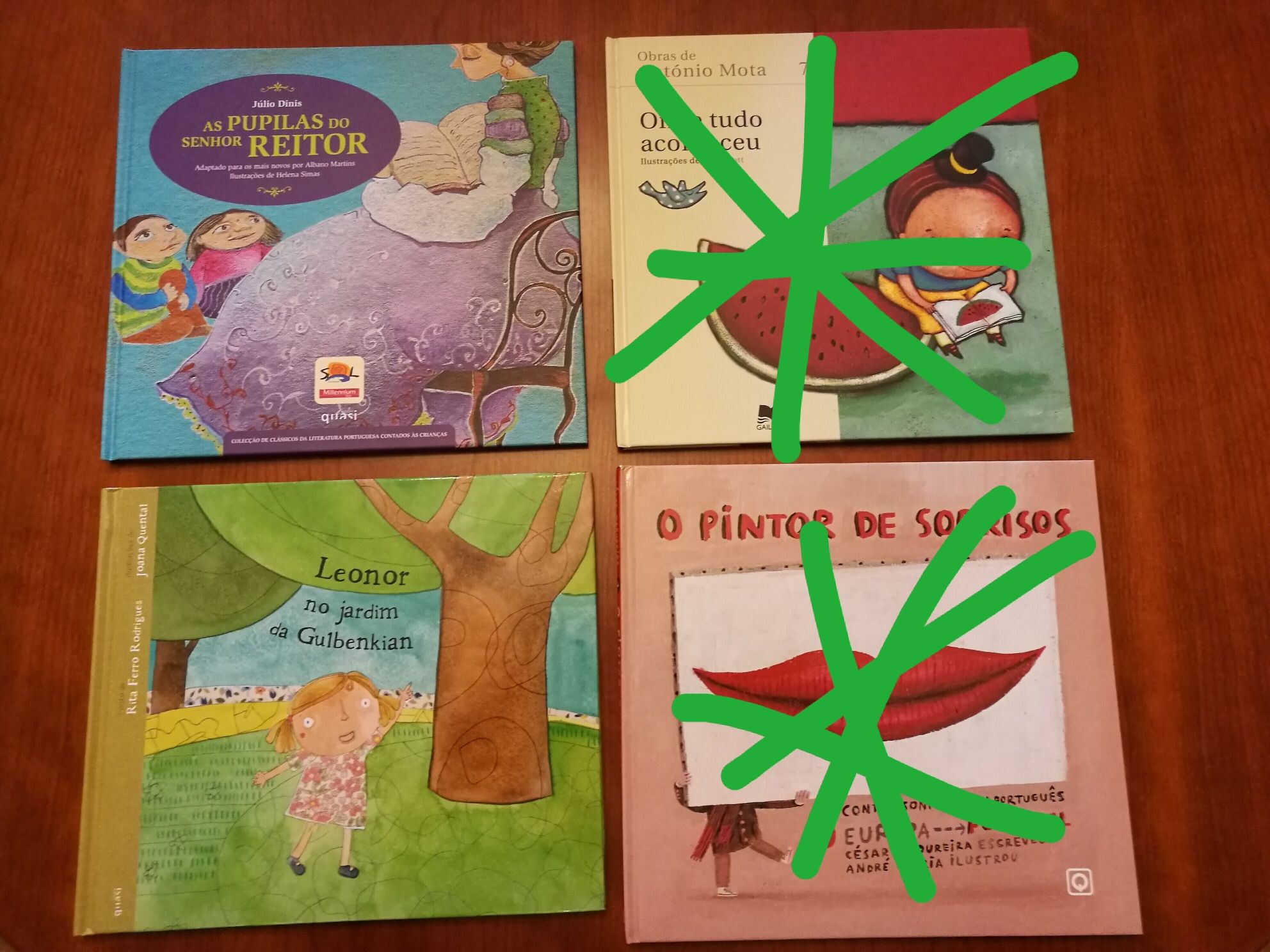 6 livros infanto-juvenis, de autores consagrados
