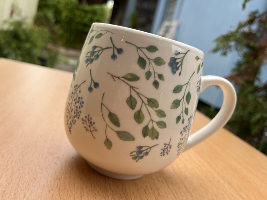 Piękny ceramiczny, kubek czeskiej firmy Casa de Engel, 0,5l nowy