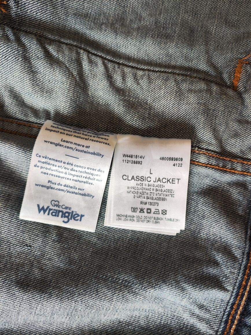 Wrangler kurtka jeans męska