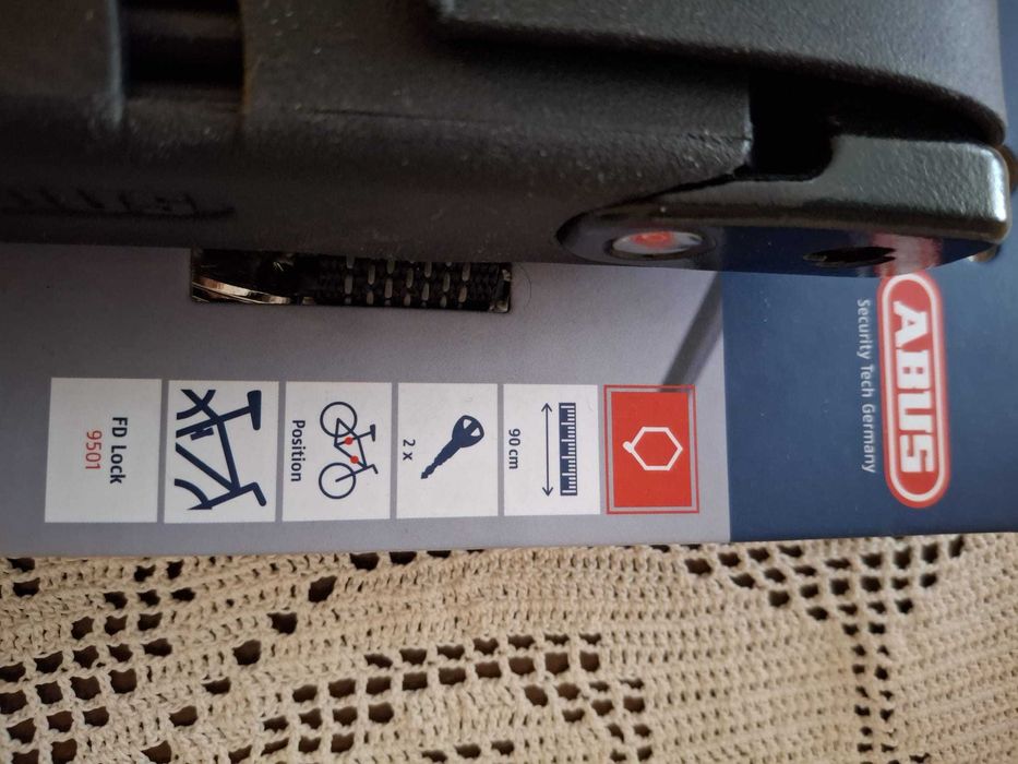 ABUS 10 blokada rowerowa