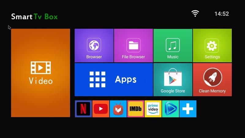 Box Android 10.0 QPlus 2GB+16GB 6K