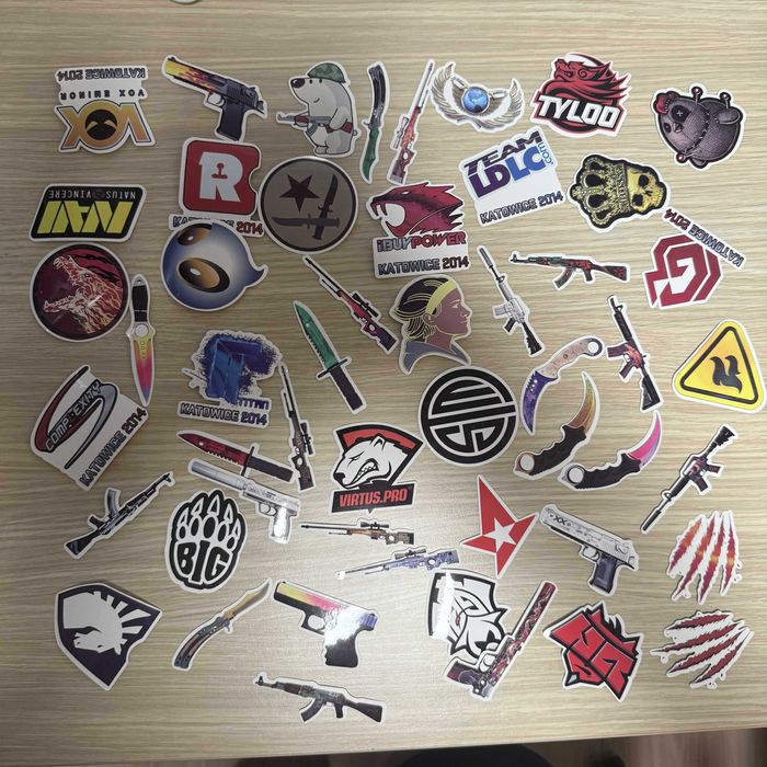 50 naklejek CS:GO/CS2 - stan nowy