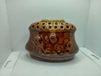 Ikebana wazon ceramiczny lata 70 XX w. PRL