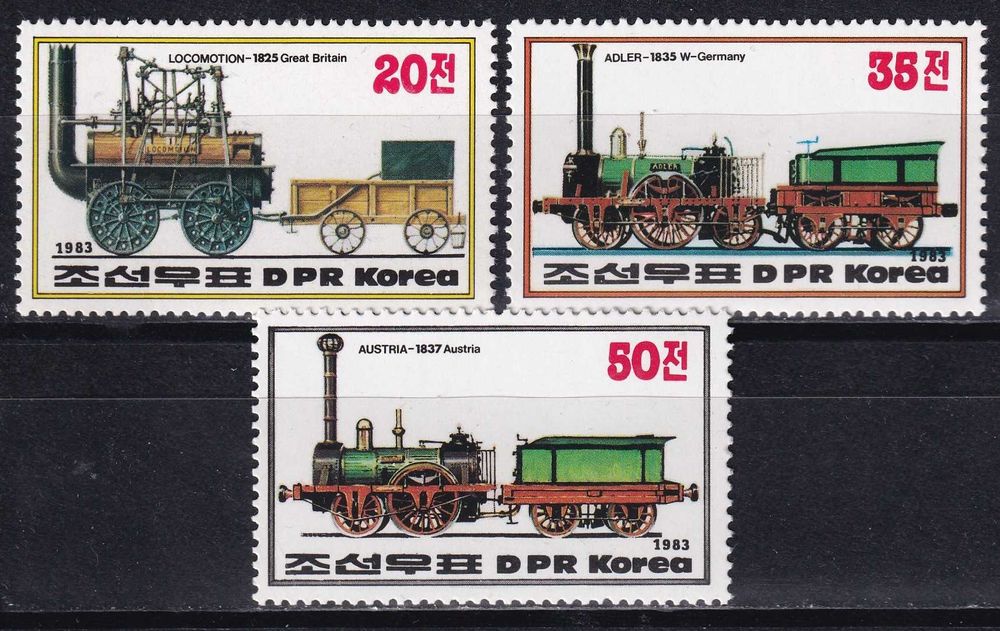 KRLD 1983 cena 6,30 zł kat.8,50€ - pociągi
