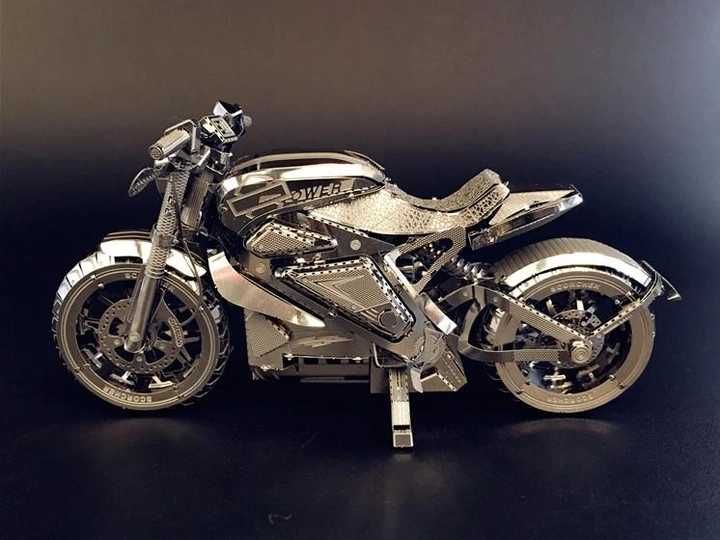 Конструктор Металлический сборная 3D модель мотоцикл