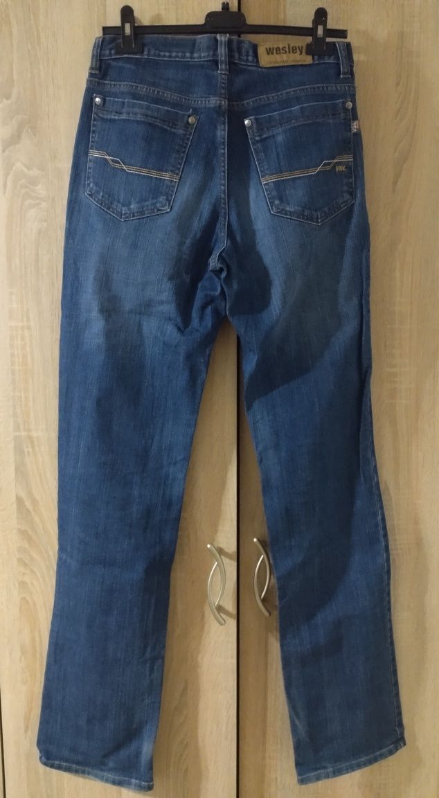 Spodnie dżinsowe jeansowe dżinsy jeansy męskie roz. M Wesley