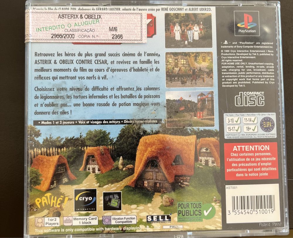 Astérix & Obélix contre César PlayStation 1