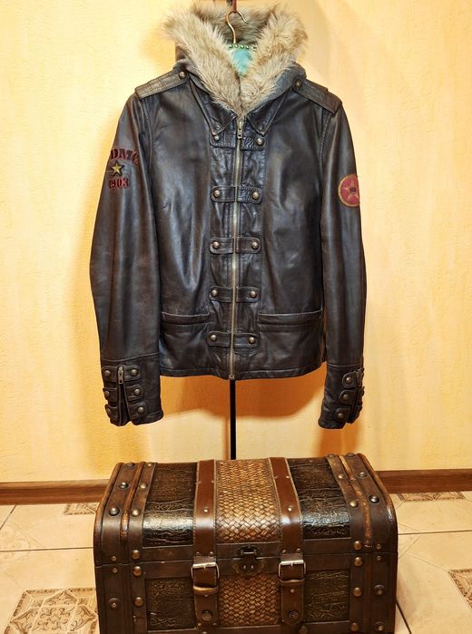 Куртка  "Harley-Davidson' Женская ,М~L размер.КОЖА.