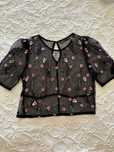 Top floral da Bershka