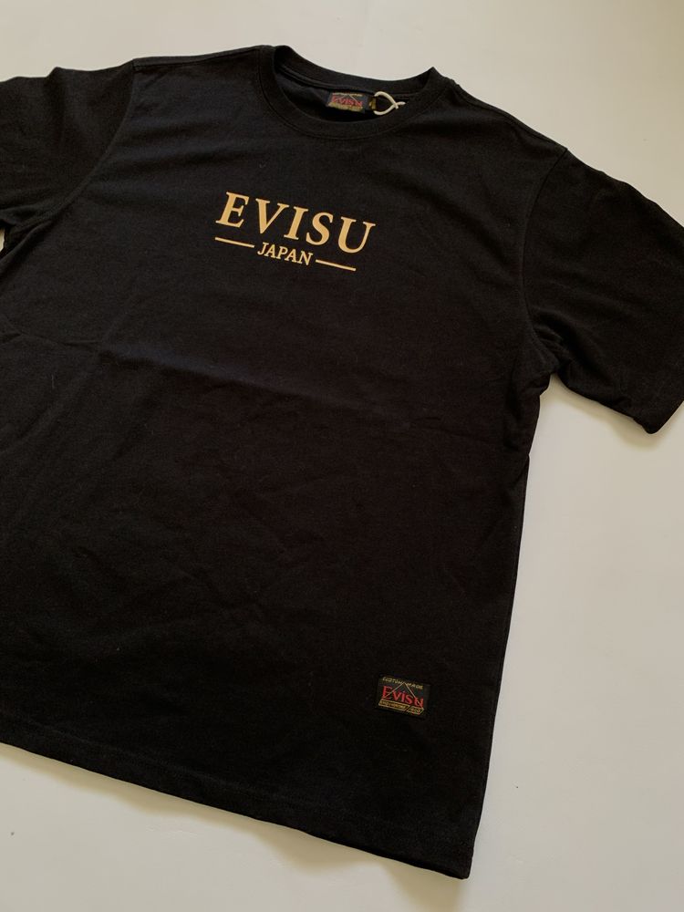 Футболки Evisu japan белая черная