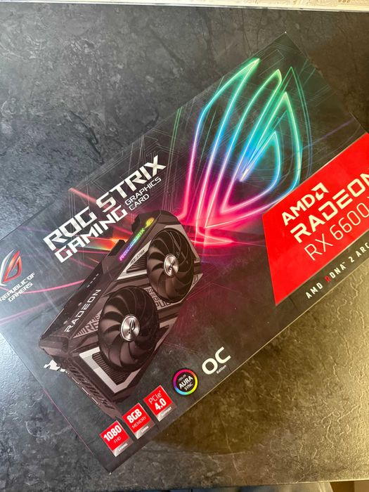 Asus RX6600XT 8GB/128 DDR6 Rog Strix OC