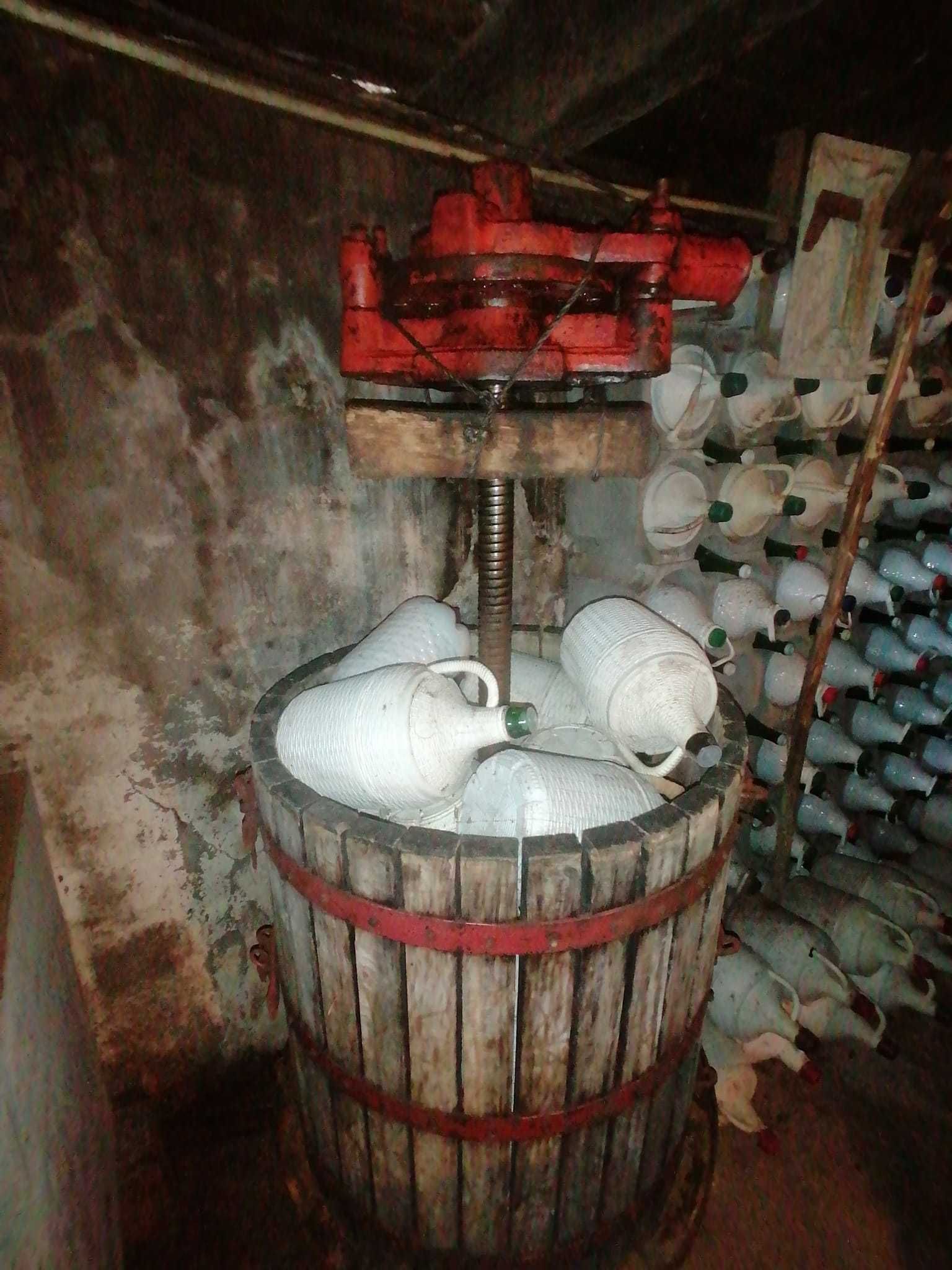 Prensa de vinho completa