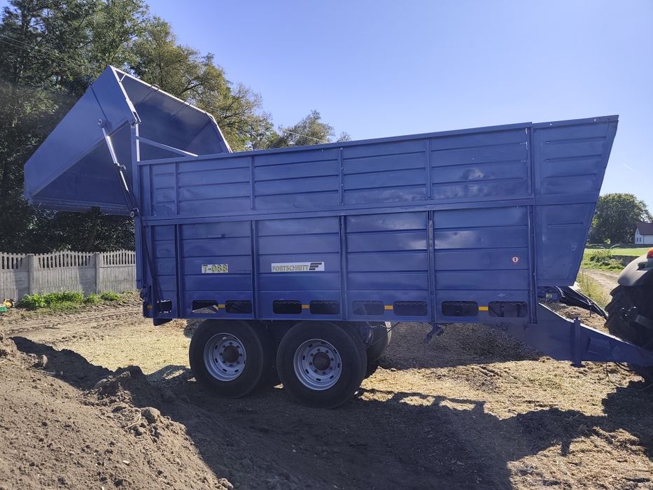 Przyczepa objętościowa do kukurydzy fortschritt t088 rozrzutnik