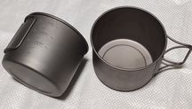 Kubki tytanowe 2 sztuki 400ml