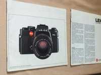 книжка инструкция фотоаппарат Leica R4 + бонус, нем. язык