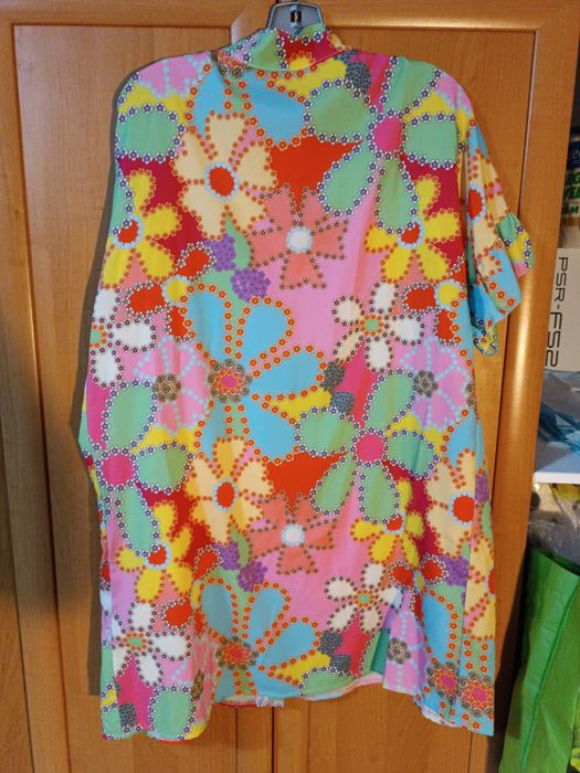 Zwiewna letnia sukienka oversize