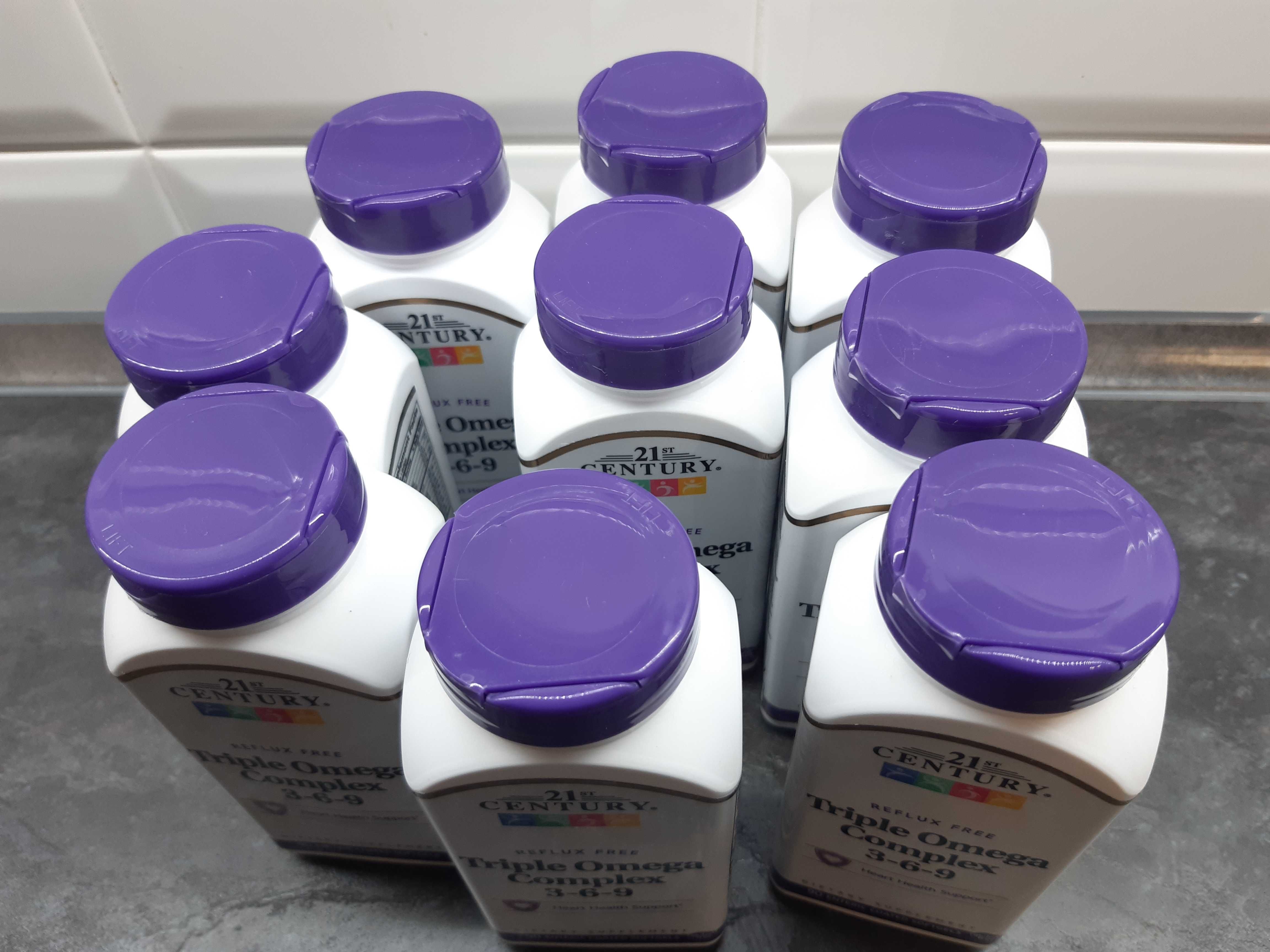 21st Century, Triple Omega 3-6-9 (90 капсул), омега 3-6-9, омега 3 6 9