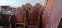 Mobilia sala 8 cadeiras rusticas