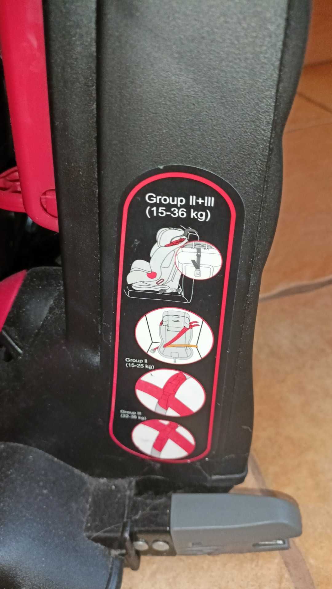 Fotelik dziecięcy Coletto Vivaro Isofix grupa I-III 9-36kg