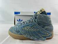 adidas x Jeremy Scott JS Wings Denim Sneakers
