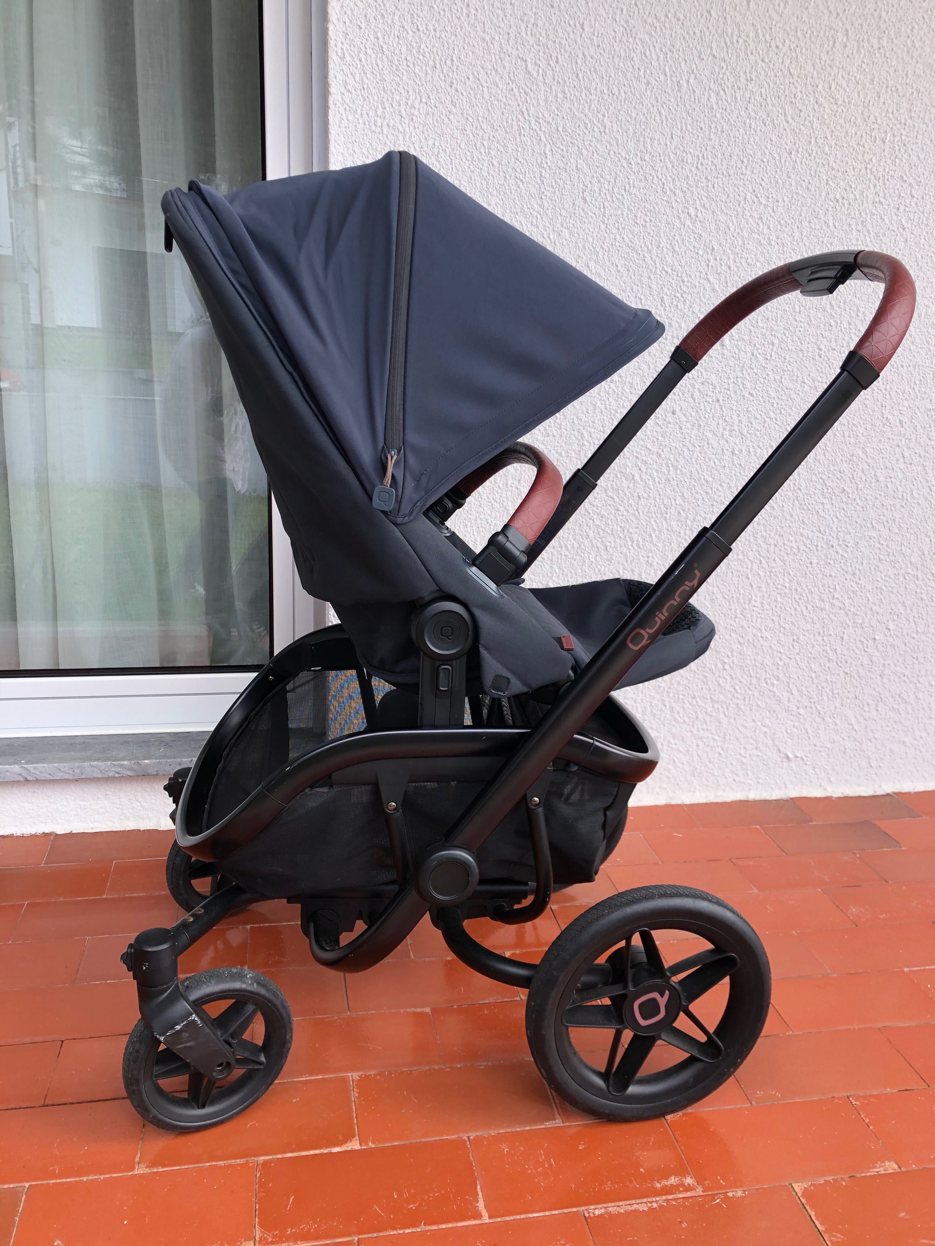 Carrinho quinny com adaptadores cybex