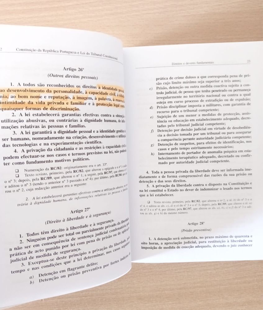 Constituição da República Portuguesa 8.ªedição