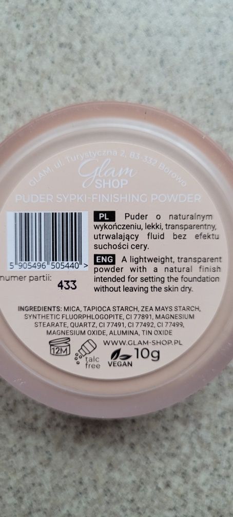 Puder glam shop natural