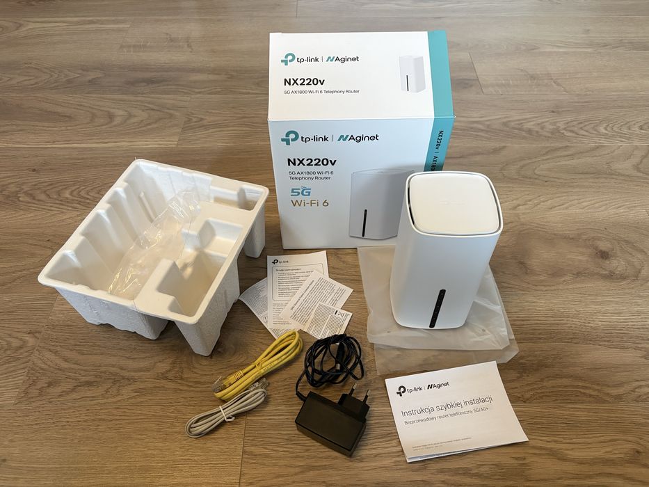 Jak nowy! Router GSM 5G LTE TP-Link NX220v. Polecam!