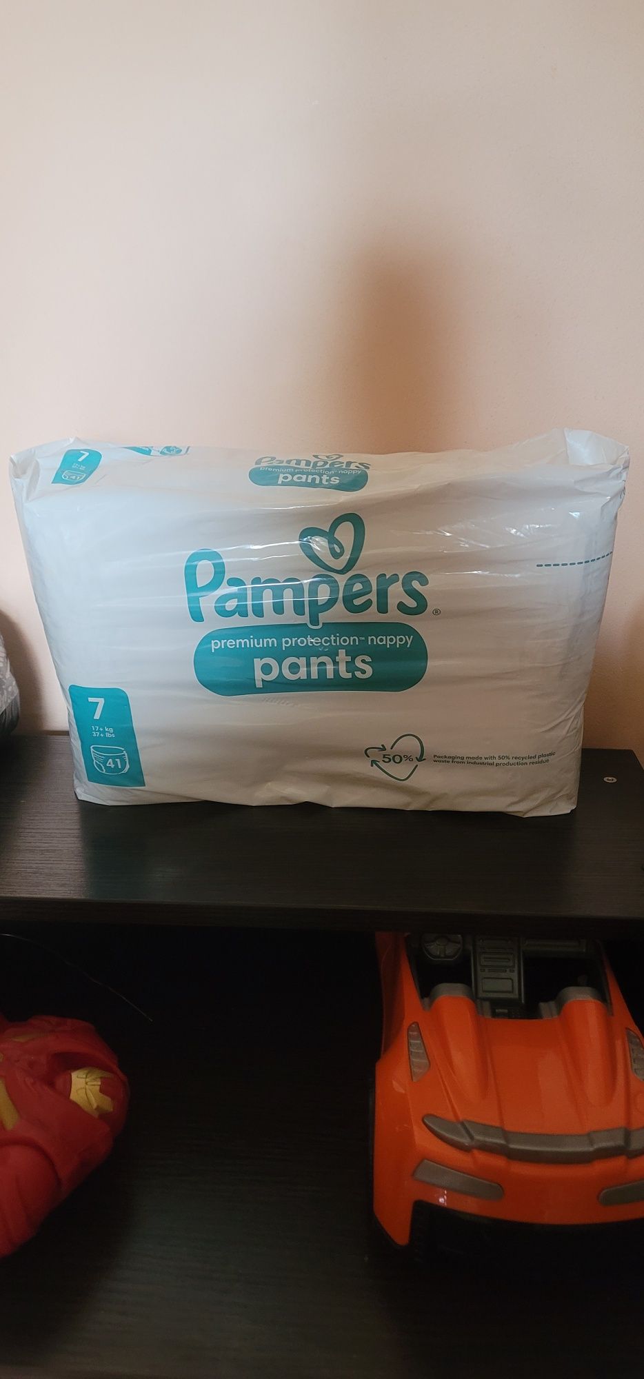 Памперси трусики Pampers premium protection 7