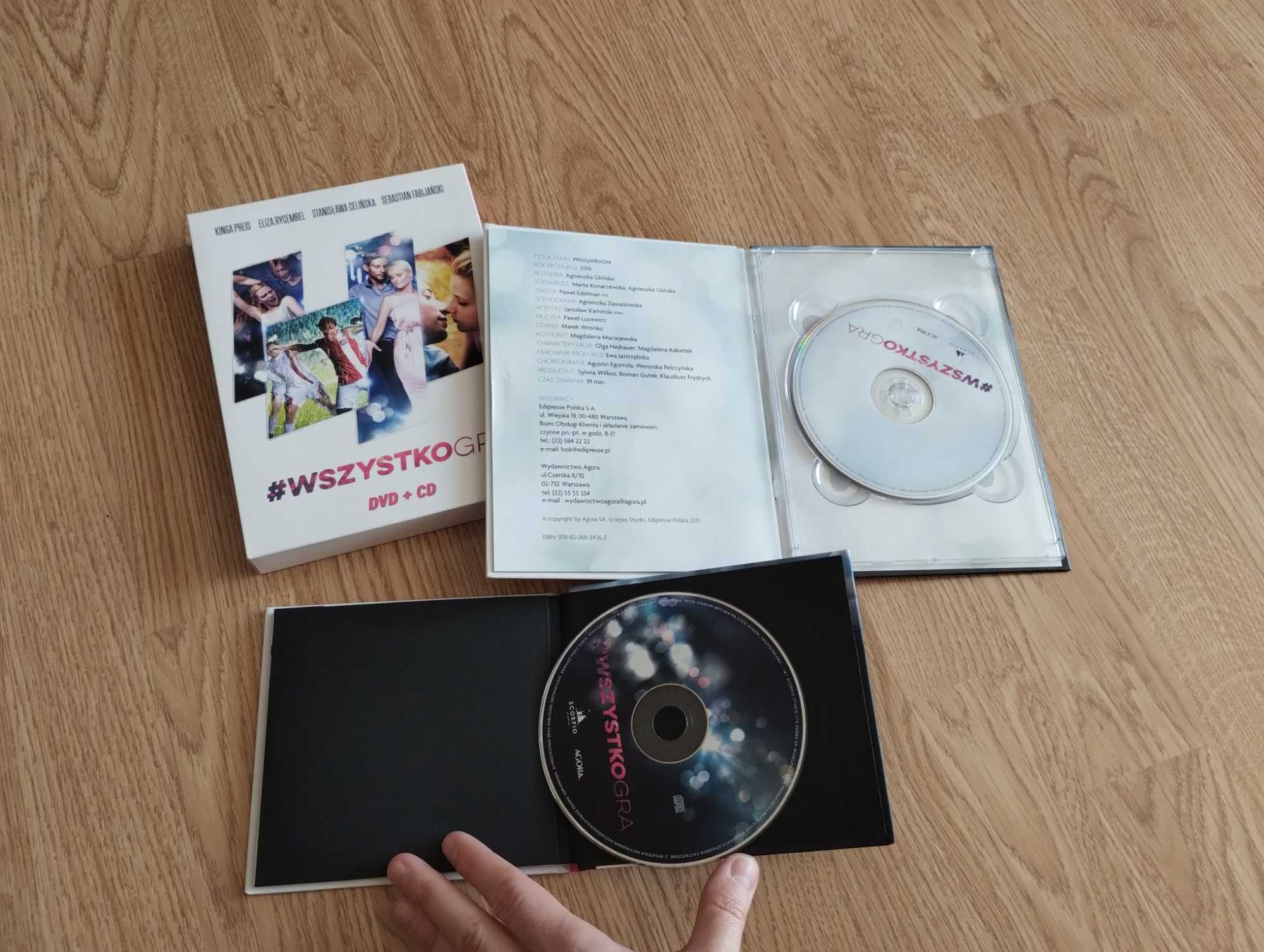 "Wszystko gra" film plus cd z muzyką z filmu