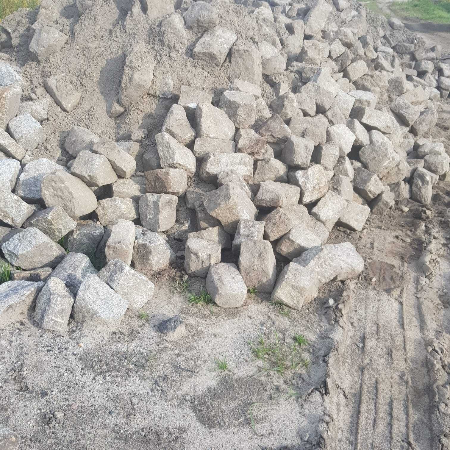 Kostka granitowa - różne wymiary od 12 do 20 cm