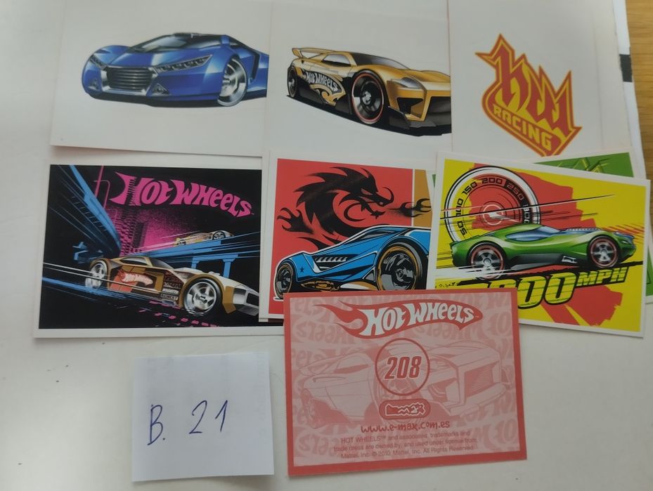 (B3) cromos de 8 coleções