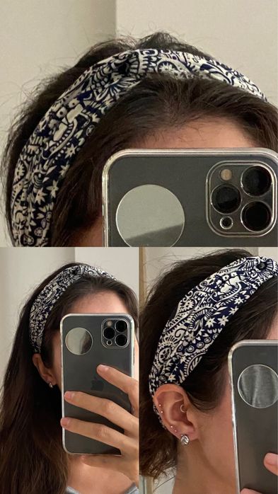 Bawełniana opaska H&M obwód głowy 60cm