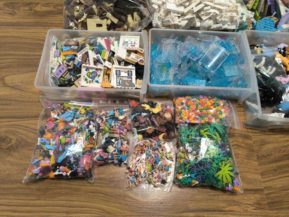 Lego Friends 15 kg zwierzęta ludziki elementy mix