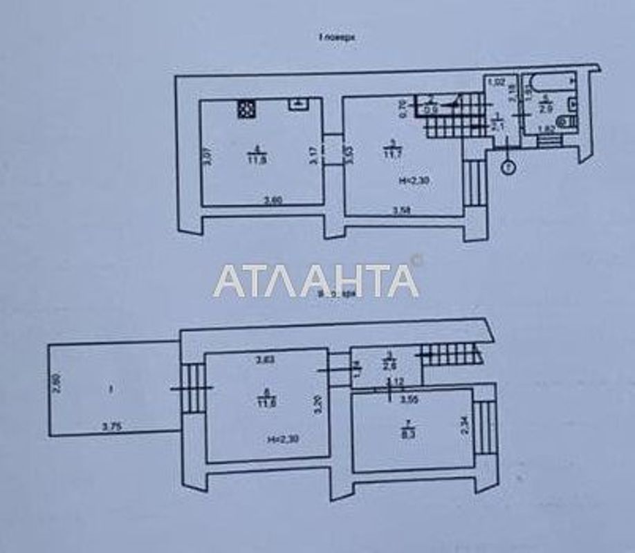 Большая квартира в 2 уровнях в  районе Краснослободской - Училищной.