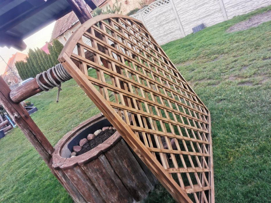 płotki drewniane kratki