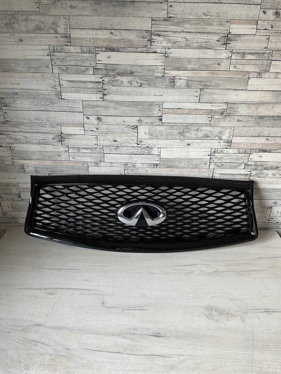 Решётка радиатора в бампер черная INFINITI Q50 Shadow line qx50